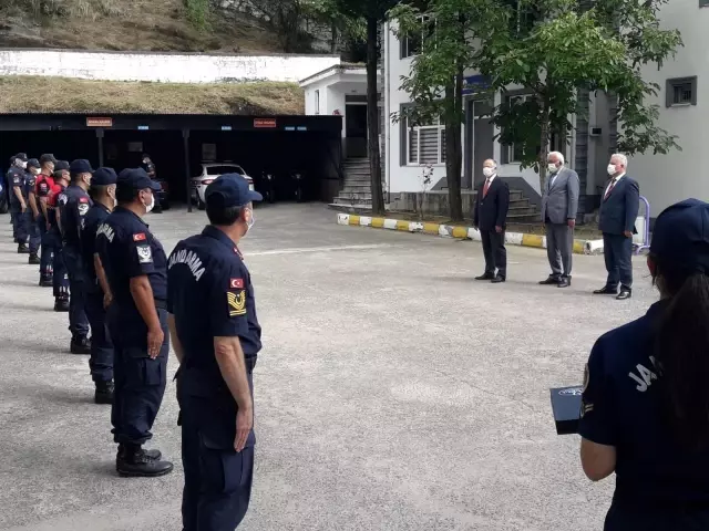 Kaymakam Çorumluoğlu güvenlik güçleri ile bayramlaştı