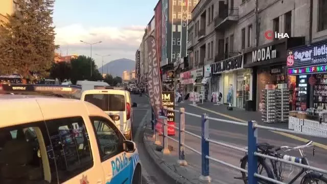 Kayseri'de şüpheli çanta alarmı