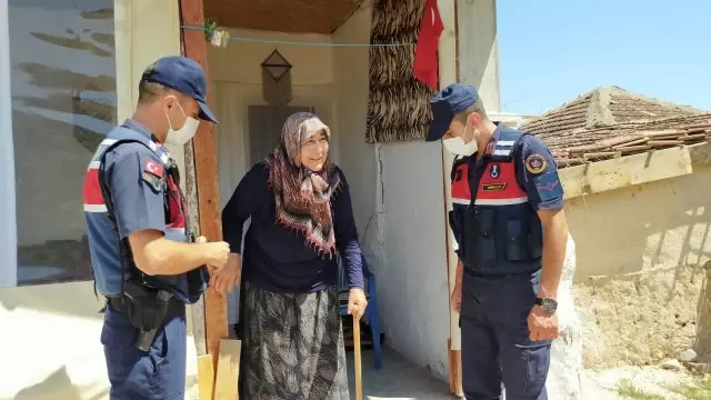 Son dakika! KIRIKKALE - Jandarmadan şehit aileleri, gaziler ve yaşlılara ziyaret
