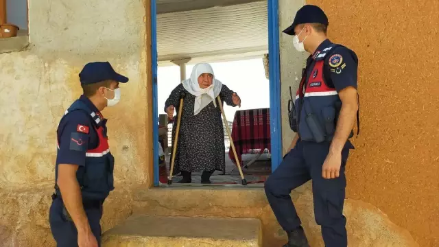 Son dakika! KIRIKKALE - Jandarmadan şehit aileleri, gaziler ve yaşlılara ziyaret