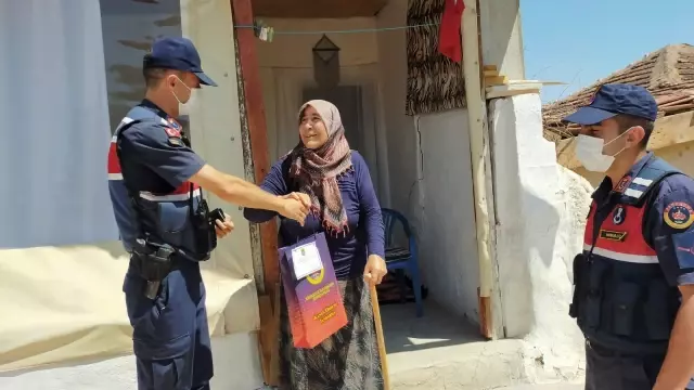 Son dakika! KIRIKKALE - Jandarmadan şehit aileleri, gaziler ve yaşlılara ziyaret