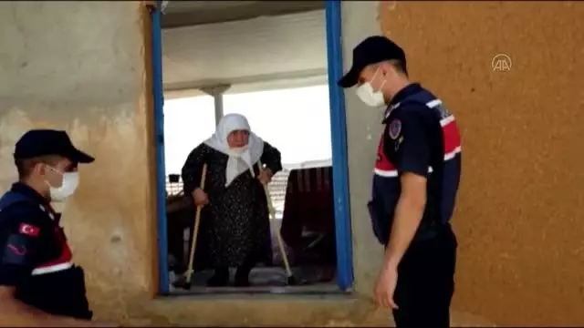 Son dakika! KIRIKKALE - Jandarmadan şehit aileleri, gaziler ve yaşlılara ziyaret