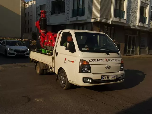 Kırklareli'nde haşere ve sineklere karşı ilaçlama