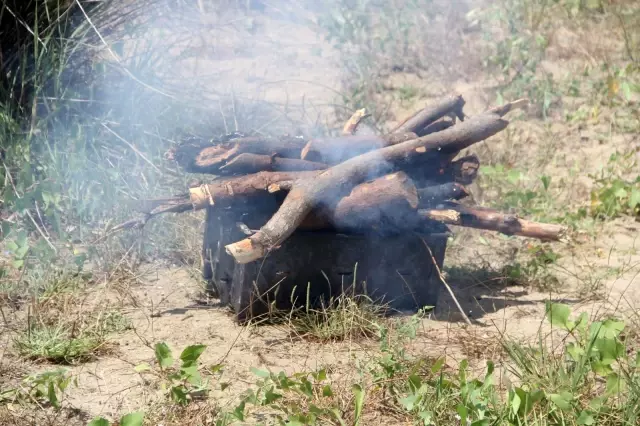 Kurban sonrası sahilde mangal sefası