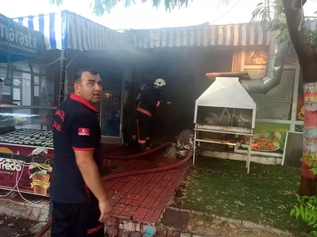 Son dakika haber... Restoranda korkutan yangın