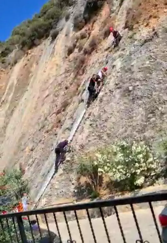 Milli dağcı antrenman için çıktığı dağda mahsur kaldı
