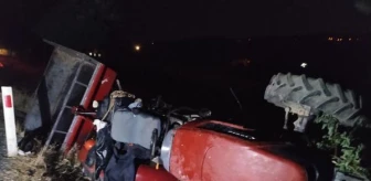 Son dakika haber | Otomobil traktöre çarptı: 3'ü çocuk 9 yaralı