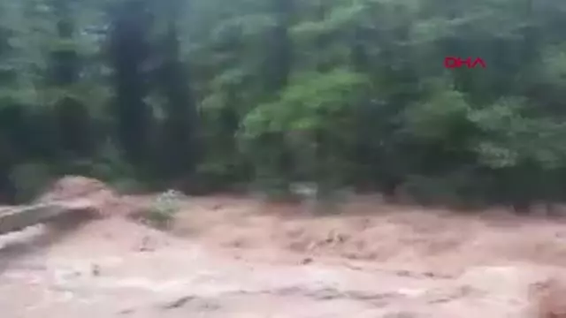 Son dakika: RİZE YİNE SELE TESLİM; DERELER TAŞTI, YOLLAR KAPANDI-1