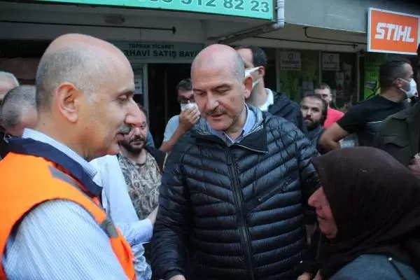 BAKANLAR, ARHAVİ'DE İNCELEMELERDE BULUNDU
