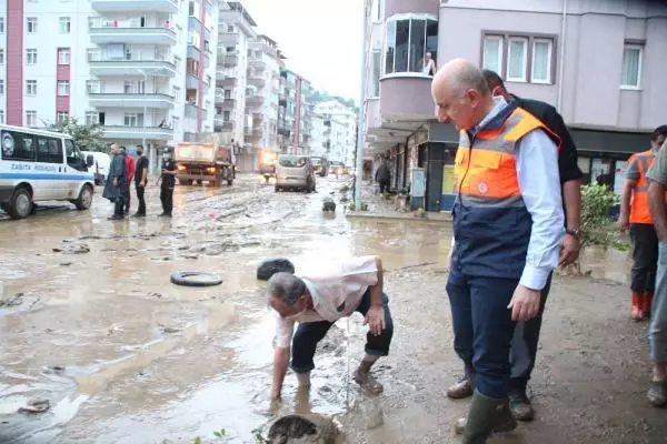 BAKANLAR, ARHAVİ'DE İNCELEMELERDE BULUNDU
