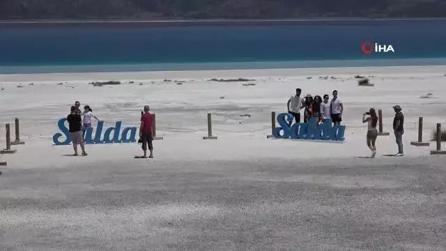 Son dakika: Salda Gölü bayram tatilinin gözdesi oldu