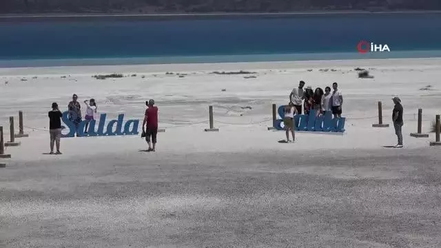Son dakika: Salda Gölü bayram tatilinin gözdesi oldu
