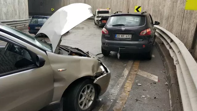 Samsun'da alt geçitte kaza: 2 yaralı