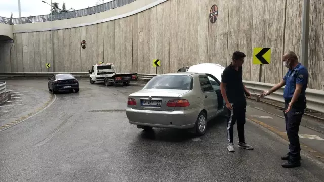 Samsun'da alt geçitte kaza: 2 yaralı