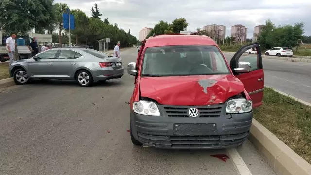 Samsun'da trafik kazası: 2 yaralı