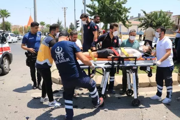 ŞANLIURFA'DA TRAFİK KAZASI 8 YARALI