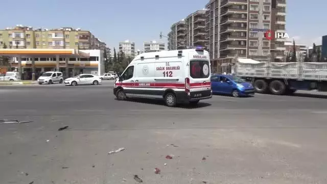 Şanlıurfa'da zincirleme kaza: 3 aracın karıştığı kazada 6 kişi yaralandı