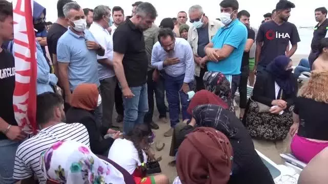 Şile'de denizde kaybolan 3 genci arama çalışmaları sürüyor