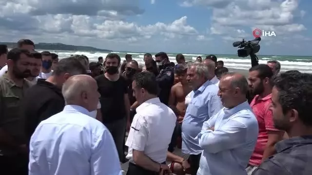 Şile'de denizde kaybolan 3 genci arama çalışmaları sürüyor