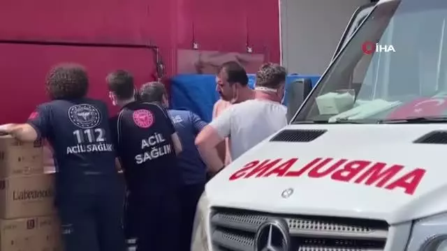 Sinir krizi geçiren kadın polis ve sağlık ekiplerine zor anlar yaşattı