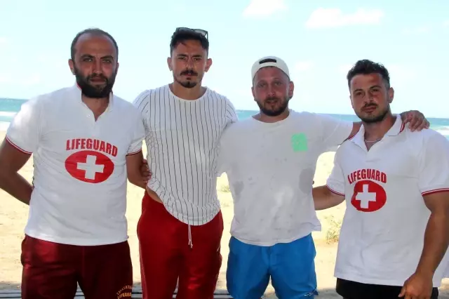 Sinop'ta boğulma tehlikesi geçiren dayı ve yeğen kurtarıldı