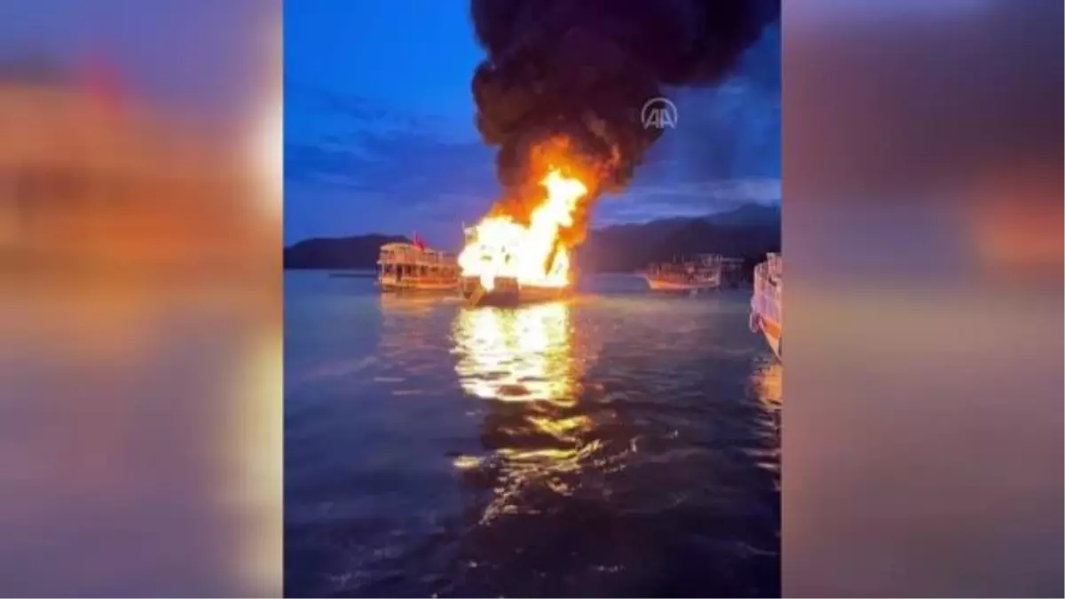 Son dakika! Tur teknesinde yangın çıktı