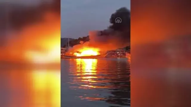 Son dakika! Tur teknesinde yangın çıktı