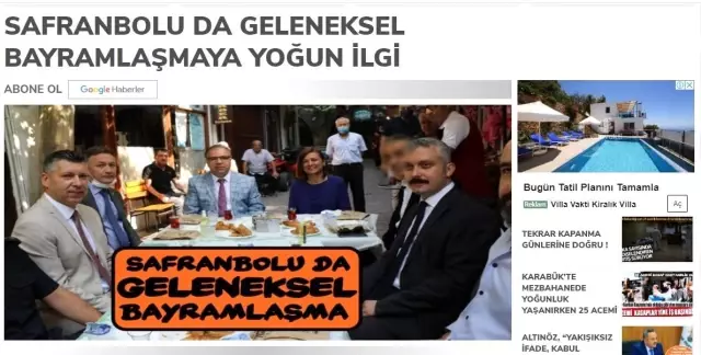 Ünal'dan flulu resme tepki