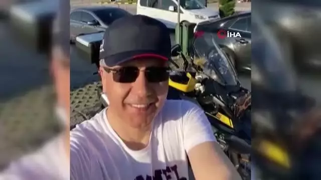 Vali Yerlikaya motosikleti ile memleketine gitti