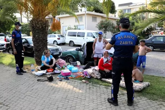 Zabıta ekipleri park ve refüjlerde tatil yapanları uyardı, uymayanlara ceza yazdı