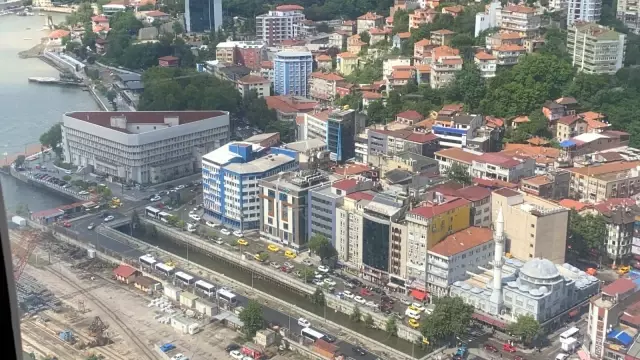 Zonguldak'ta bayram trafiği havadan denetlendi