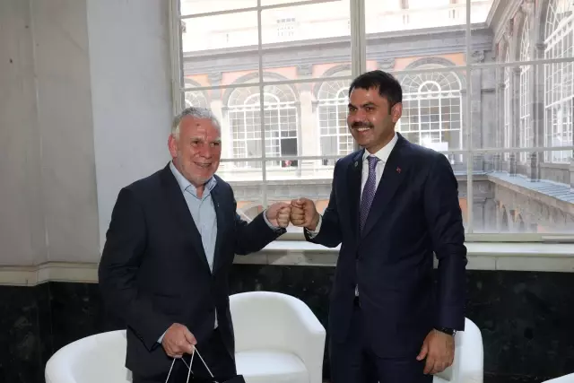 Bakan Kurum, Almanya Çevre, Doğa Koruma ve Nükleer Güvenlik Bakan Yardımcısı Jochen Flasbarth görüştü