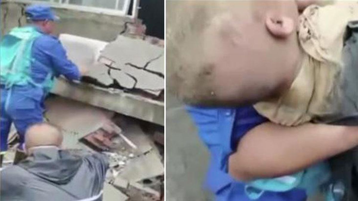 Çin'deki sel felaketinde mucize! Enkaz altında kalan bebek, 24 saat sonra sağ kurtarıldı