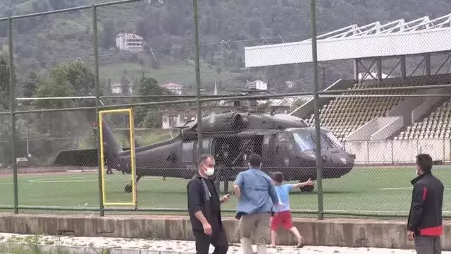 Cumhurbaşkanı Erdoğan, Arhavi'ye geldi