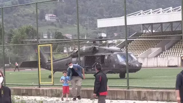 Cumhurbaşkanı Erdoğan, Arhavi'ye geldi