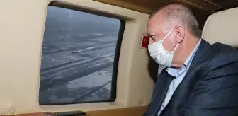 Cumhurbaşkanı Erdoğan'ı taşıyan helikopter 2 kez iniş yapamadı sonra Rize Limanı'na inmek zorunda kaldı