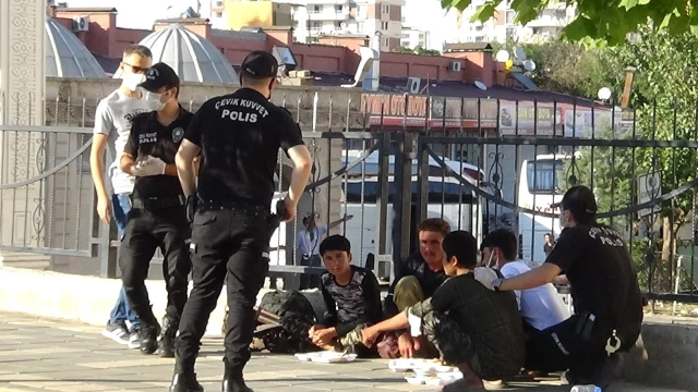 Diyarbakır'da düzensiz göçmenlere operasyon