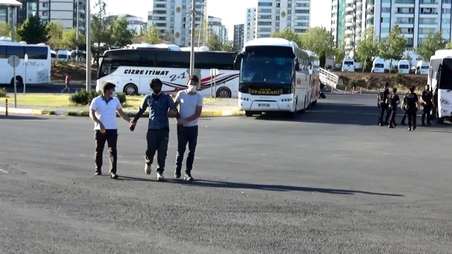 Diyarbakır'da düzensiz göçmenlere operasyon