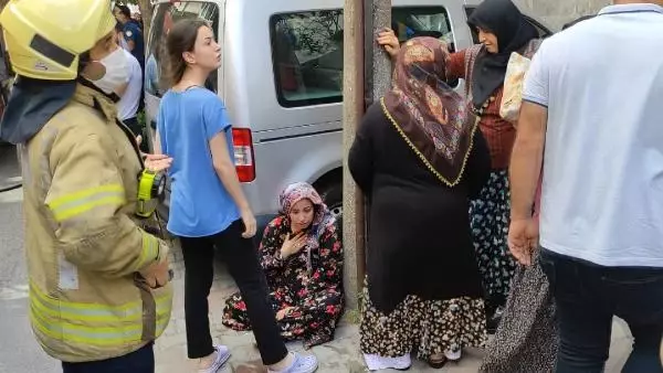 Esenler'de yangın paniği