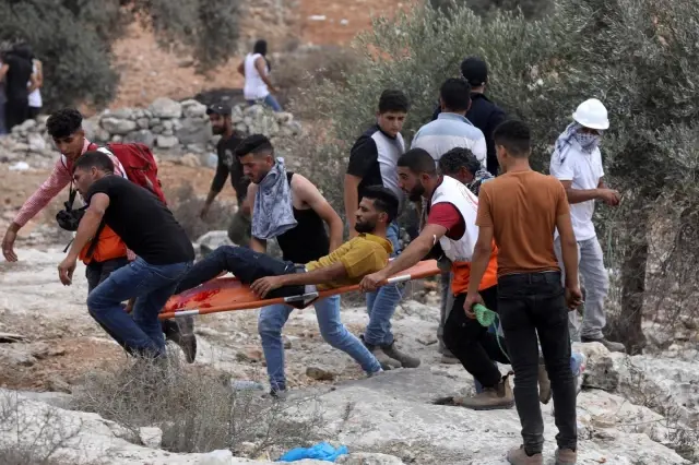 Filistin Kızılayı: İsrail güçlerinin Nablus'ta Filistinlilere müdahalesinde 320 kişi yaralandı