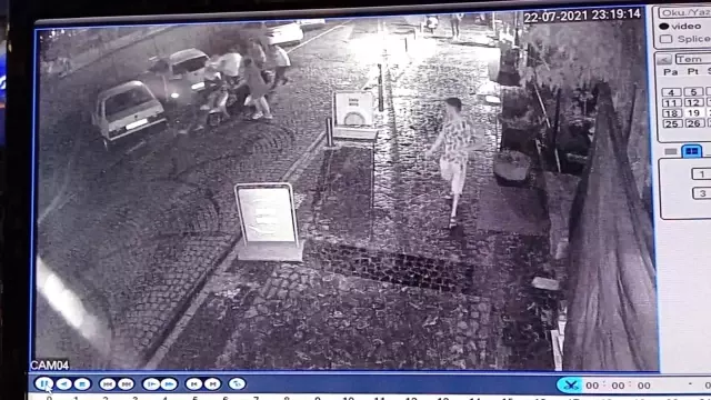 Kavgayı ayırmaya çalışan kişi silahla vuruldu... O anlar anbean kamerada Kavgayı ayırmaya çalışan kişi silahla vuruldu... O anlar anbean kamerada