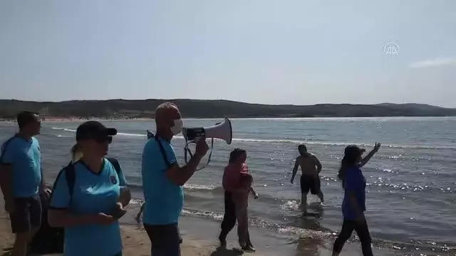 Mudanya'daki bazı plajlarda denize girilmesine izin verilmiyor