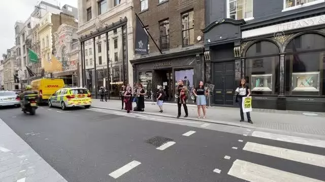 PETA'dan kürk protestosu