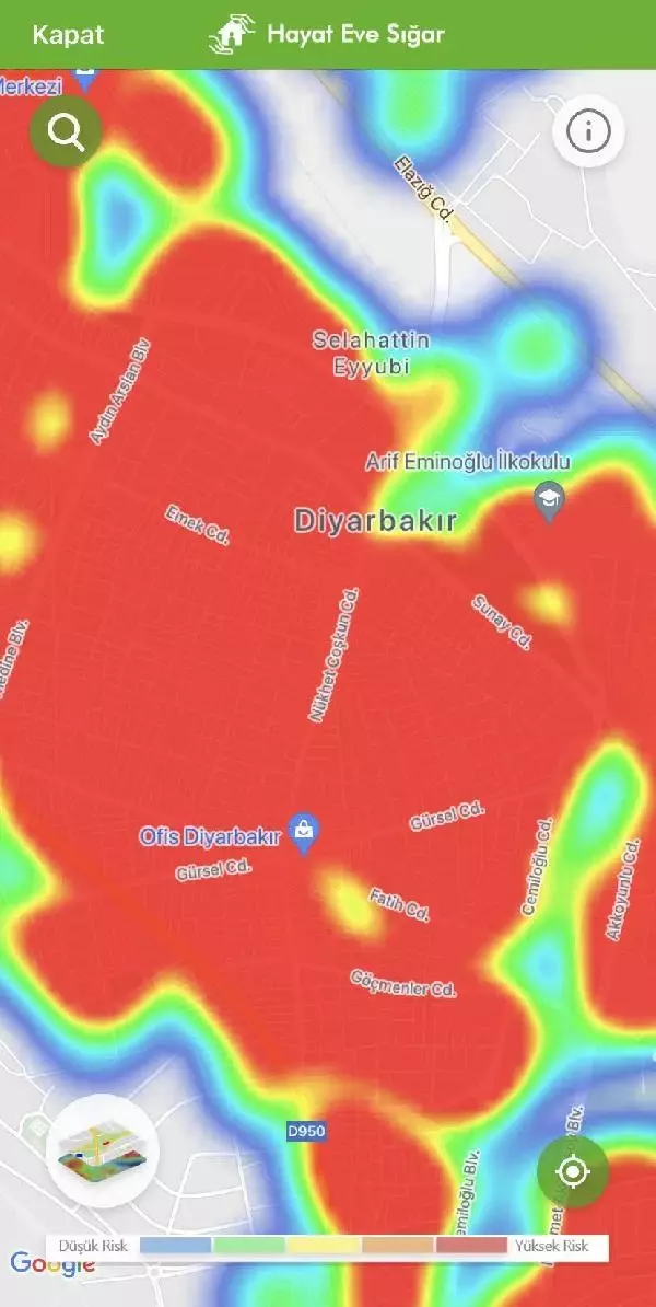 Risk haritası kırmızıya dönen Diyarbakır'da uzman uyarısı