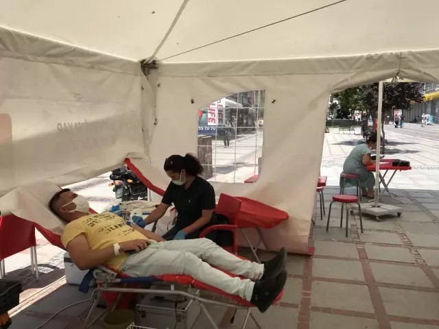 Edirne'de kan bağışı kampanyası