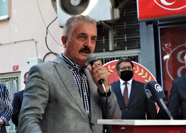 MHP Genel Sekreteri Büyükataman, partisinin hizmet binası açılışında konuştu