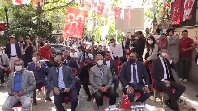 MHP Genel Sekreteri Büyükataman, partisinin hizmet binası açılışında konuştu