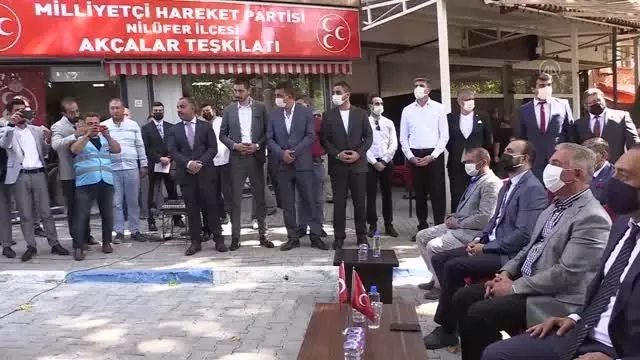 MHP Genel Sekreteri Büyükataman, partisinin hizmet binası açılışında konuştu