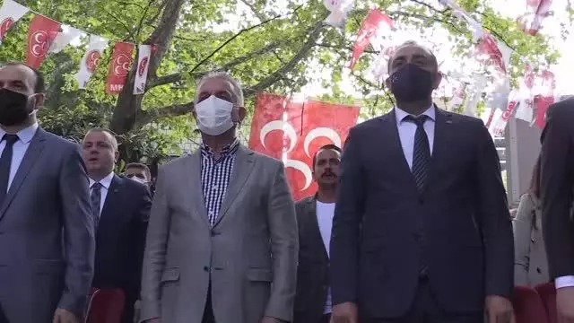 MHP Genel Sekreteri Büyükataman, partisinin hizmet binası açılışında konuştu