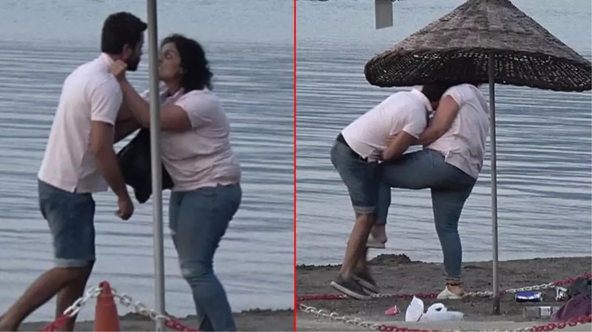 Plajı birbirine kattılar! Öfkeli kadın, ''İçeceksen adam gibi iç'' dediği erkeği tekme tokat dövdü